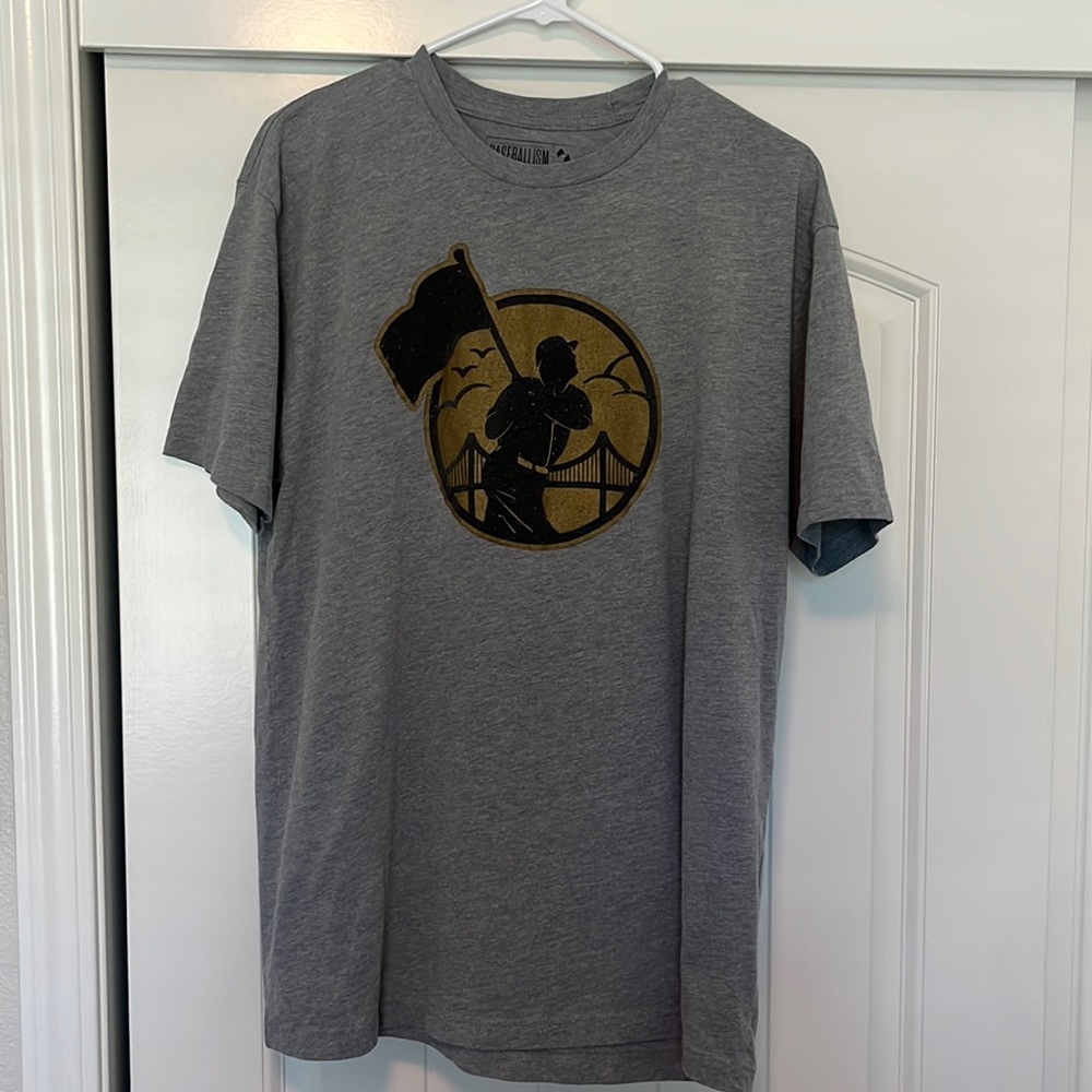 Baseballism Grey San Francisco Bay Area Limited Edition  Men’s T-Shirt